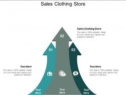 Sales clothing store ppt powerpoint presentation icon example introduction cpb