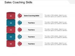 Sales coaching skills ppt powerpoint presentation gallery designs download cpb