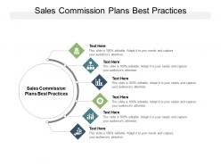 Sales commission plans best practices ppt powerpoint presentation inspiration themes cpb