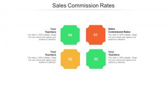 Sales commission rates ppt powerpoint presentation show example cpb