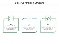 Sales commission structure ppt powerpoint presentation styles layouts cpb