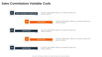 Sales Commissions Variable Costs In Powerpoint And Google Slides Cpb