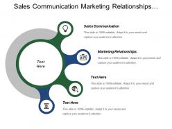 Sales communication marketing relationships marketing excellence strategic approach