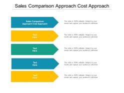 Sales comparison approach cost approach ppt powerpoint presentation show slide portrait cpb
