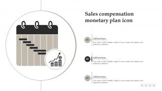 Sales Compensation Monetary Plan Icon