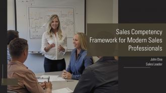 Sales Competency Framework For Modern Sales Professionals PPT Sample AT