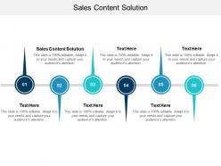 Sales content solution ppt powerpoint presentation slides master slide cpb