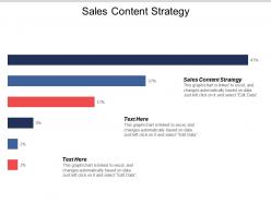 Sales content strategy ppt powerpoint presentation layouts smartart cpb