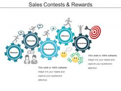 Sales contests and rewards
