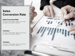 Sales conversion rate ppt powerpoint presentation infographics background image cpb