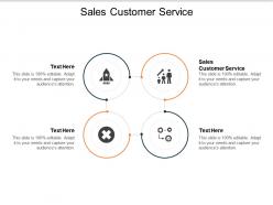 Sales customer service ppt powerpoint presentation outline summary cpb