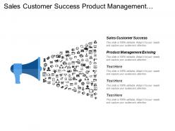 Sales customer success product management existing funds intellectual property