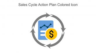 Sales Cycle Action Plan Colored Icon In Powerpoint Pptx Png And Editable Eps Format