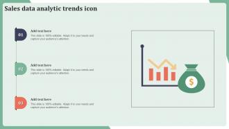 Sales Data Analytic Trends Icon