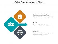 Sales data automation tools ppt powerpoint presentation gallery templates cpb