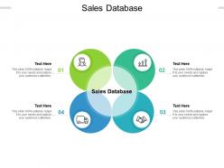 Sales database ppt powerpoint presentation ideas show cpb