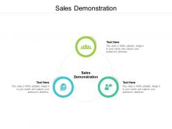 Sales demonstration ppt powerpoint presentation portfolio guidelines cpb