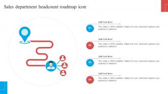 Sales Department Headcount Roadmap Icon
