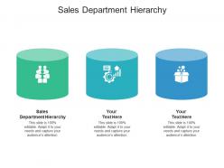 Sales department hierarchy ppt powerpoint presentation layouts elements cpb