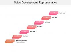 Sales development representative ppt powerpoint presentation pictures file formats cpb