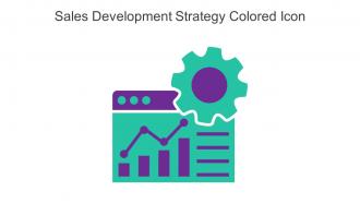 Sales Development Strategy Colored Icon In Powerpoint Pptx Png And Editable Eps Format