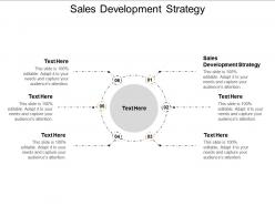 Sales development strategy ppt powerpoint presentation slides portfolio cpb