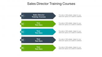 Sales director training courses ppt powerpoint presentation file grid cpb