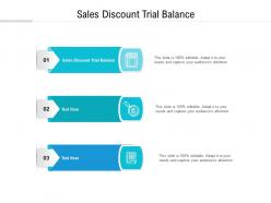 Sales discount trial balance ppt powerpoint presentation infographics brochure cpb