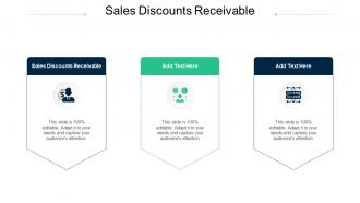 Sales Discounts Receivable Ppt Powerpoint Presentation Ideas Mockup Cpb