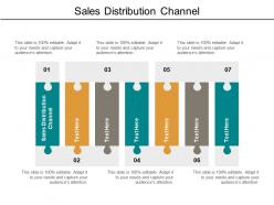 Sales distribution channel ppt powerpoint presentation inspiration infographic template cpb