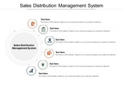 Sales distribution management system ppt powerpoint presentation ideas templates cpb