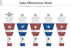 Sales effectiveness model ppt powerpoint presentation infographics graphic images cpb