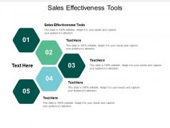 Sales effectiveness tools ppt powerpoint presentation gallery good cpb