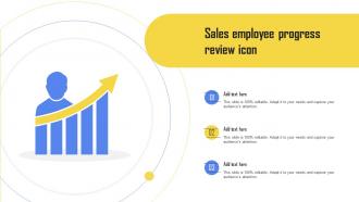 Sales Employee Progress Review Icon