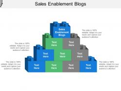 Sales enablement blogs ppt powerpoint presentation slides objects cpb