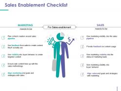 Sales enablement checklist ppt examples professional