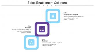 Sales Enablement Collateral Ppt Powerpoint Presentation Layouts Icon Cpb