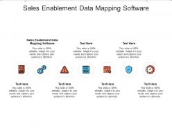 Sales enablement data mapping software ppt powerpoint presentation infographic template information cpb