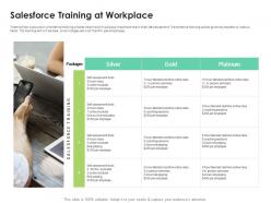 Sales Enablement Enhance Overall Productivity Salesforce Training At Workplace Ppt Diagrams