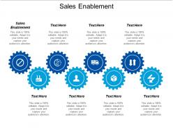 Sales enablement ppt powerpoint presentation slides mockup cpb