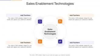 Sales Enablement Technologies In Powerpoint And Google Slides Cpb