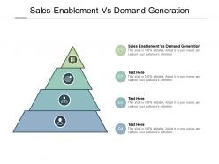 Sales enablement vs demand generation ppt powerpoint presentation inspiration design cpb