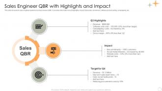 Sales Engineer QBR With Highlights And Impact