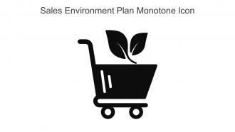 Sales Environment Plan Monotone Icon In Powerpoint Pptx Png And Editable Eps Format