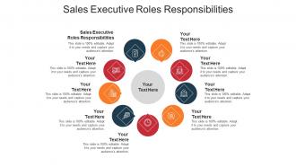 Sales executive roles responsibilities ppt powerpoint presentation file inspiration cpb