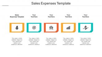 Sales expenses template ppt powerpoint presentation gallery image cpb
