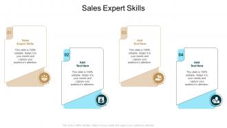 Sales Expert Skills In Powerpoint And Google Slides Cpb