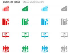 Sales failure profit statistics integration ppt icons graphic
