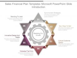 Sales Financial Plan Templates Microsoft Powerpoint Slide Introduction