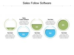 Sales follow software ppt powerpoint presentation outline gridlines cpb
